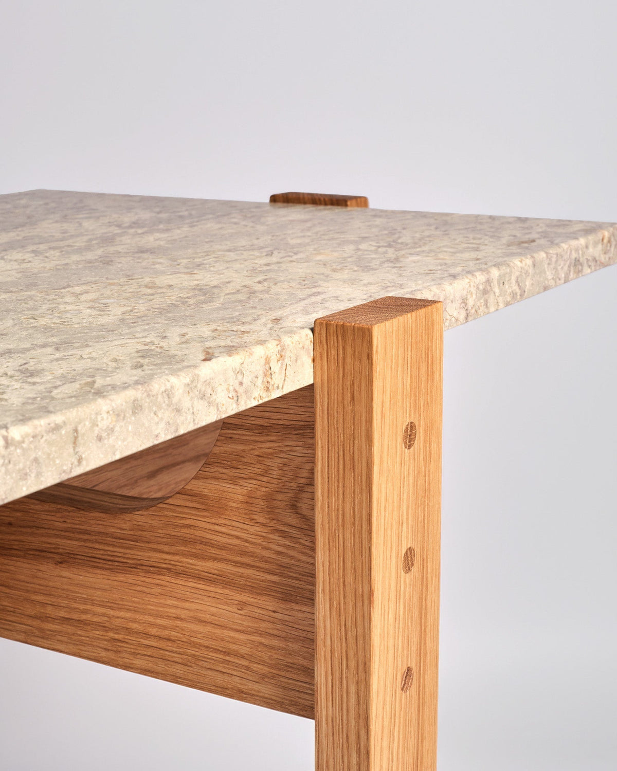 Inka Hliðarborð H32cm - Eik / Sandlitaður Mamari