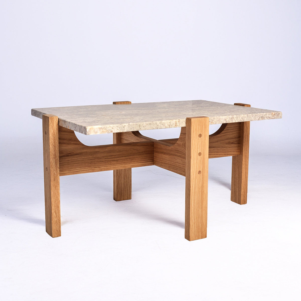 Inka Hliðarborð H32cm - Eik / Sandlitaður Mamari