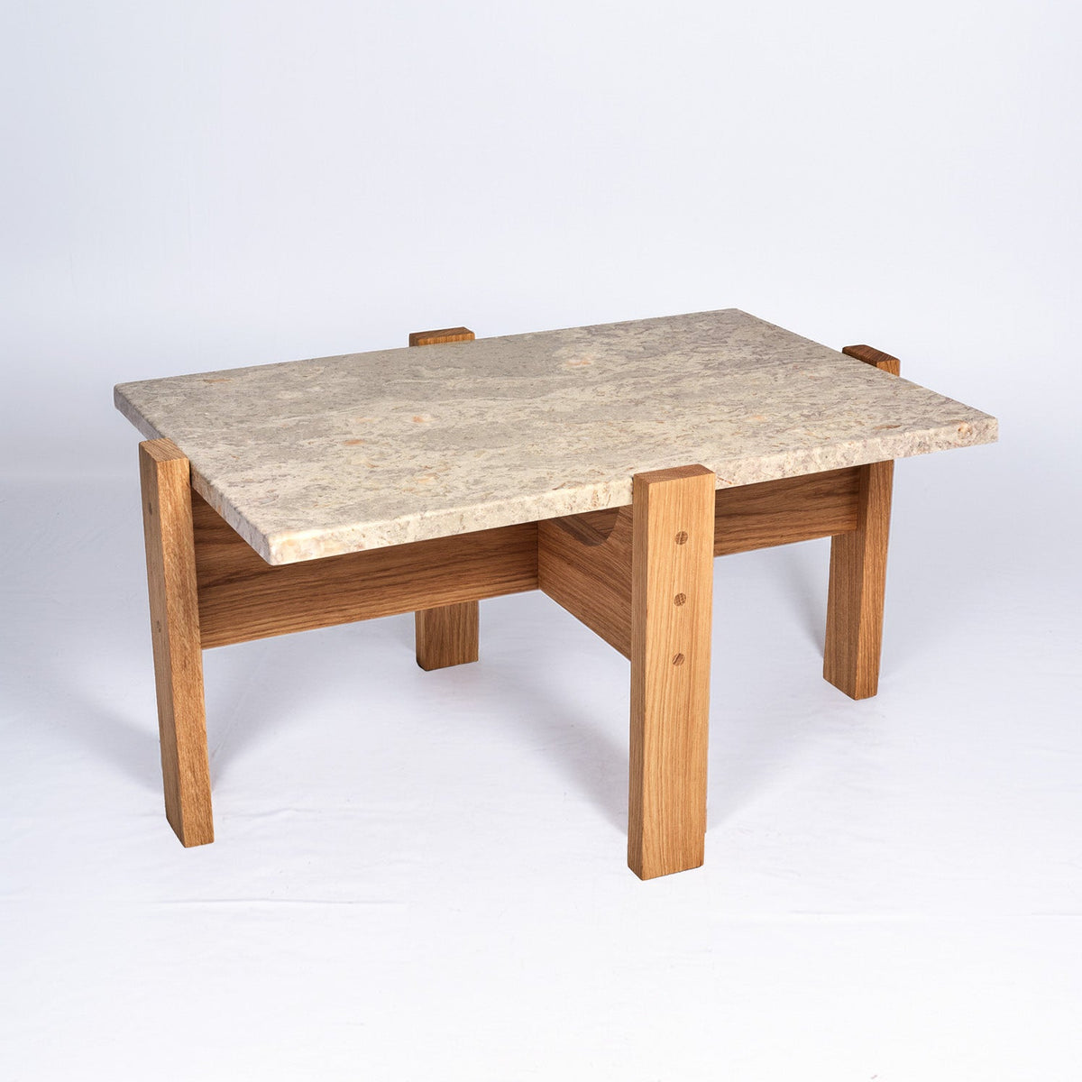 Inka Hliðarborð H32cm - Eik / Sandlitaður Mamari