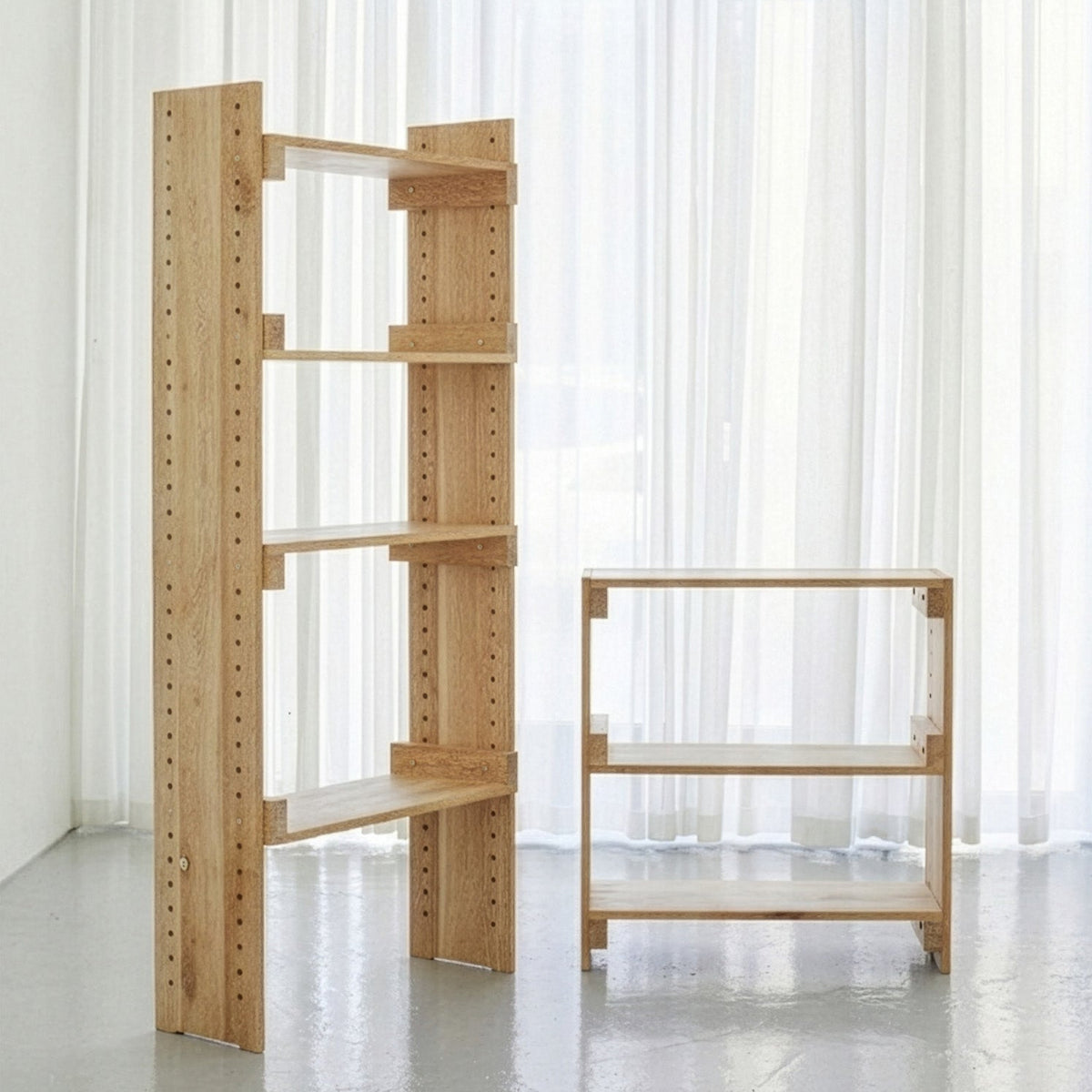 LÍNA 99 / Gegnheill Viður / H190cm