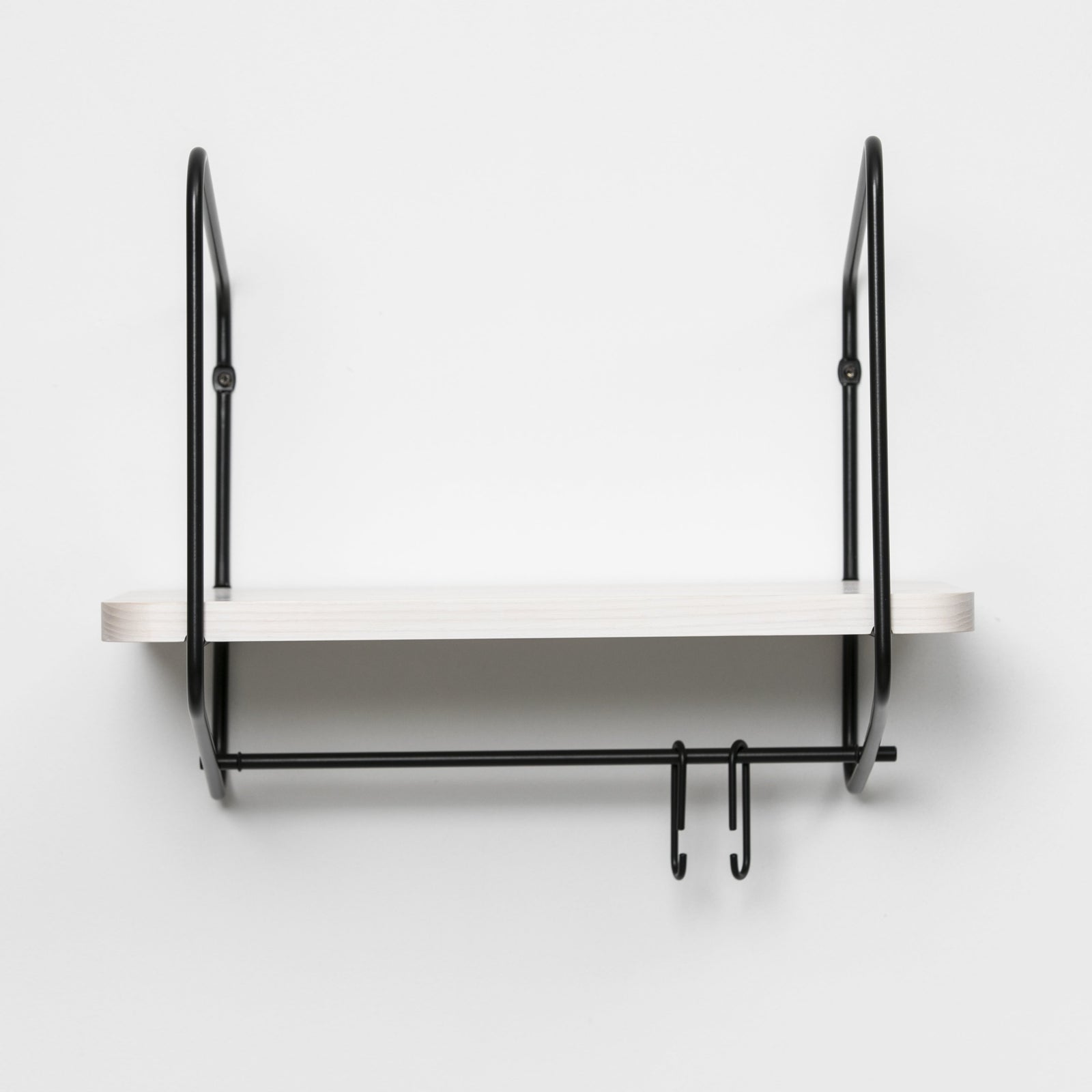 Nomad Wall Shelf / 42x24 cm / Black / White - FÓLK Reykjavik